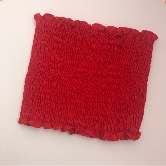 (SOLD) RED TUBE TOP - Picture 3 of 3